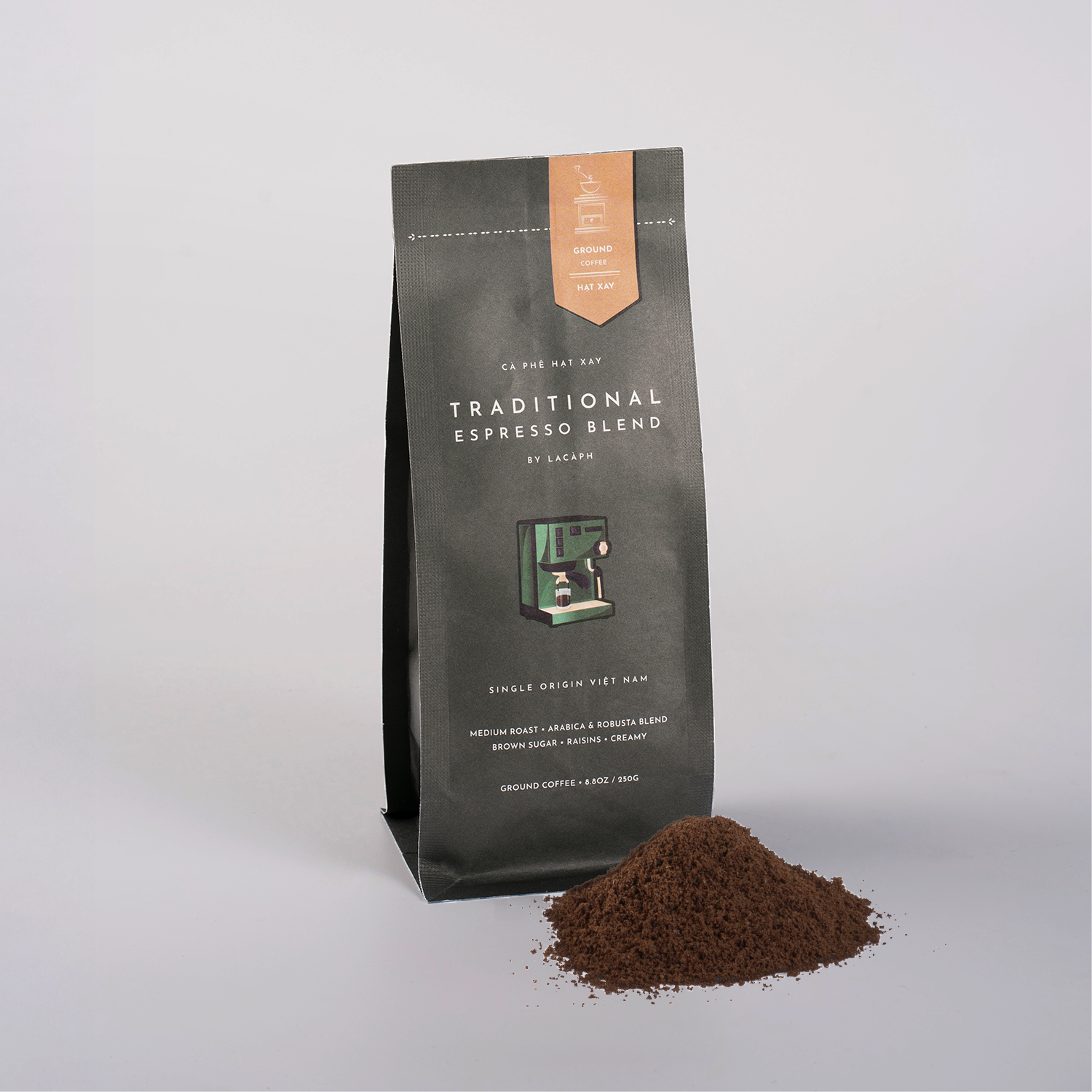 TRADITIONAL ESPRESSO BLEND (70% ARABICA, 30% ROBUSTA)