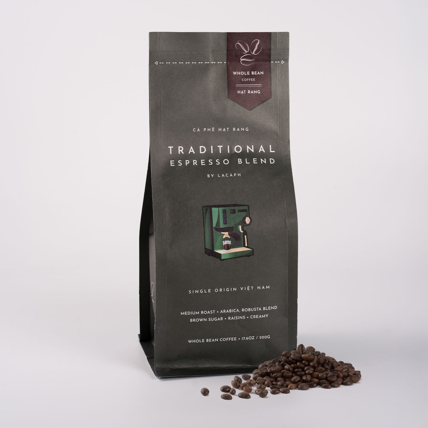 TRADITIONAL ESPRESSO BLEND (70% ARABICA, 30% ROBUSTA)