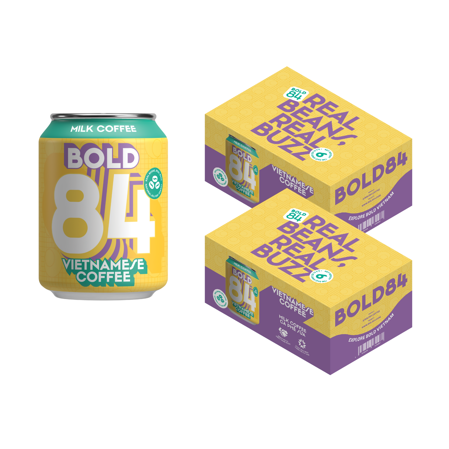 BOLD84 TWO x 6 PACKS w/ FREE TOTE BAG