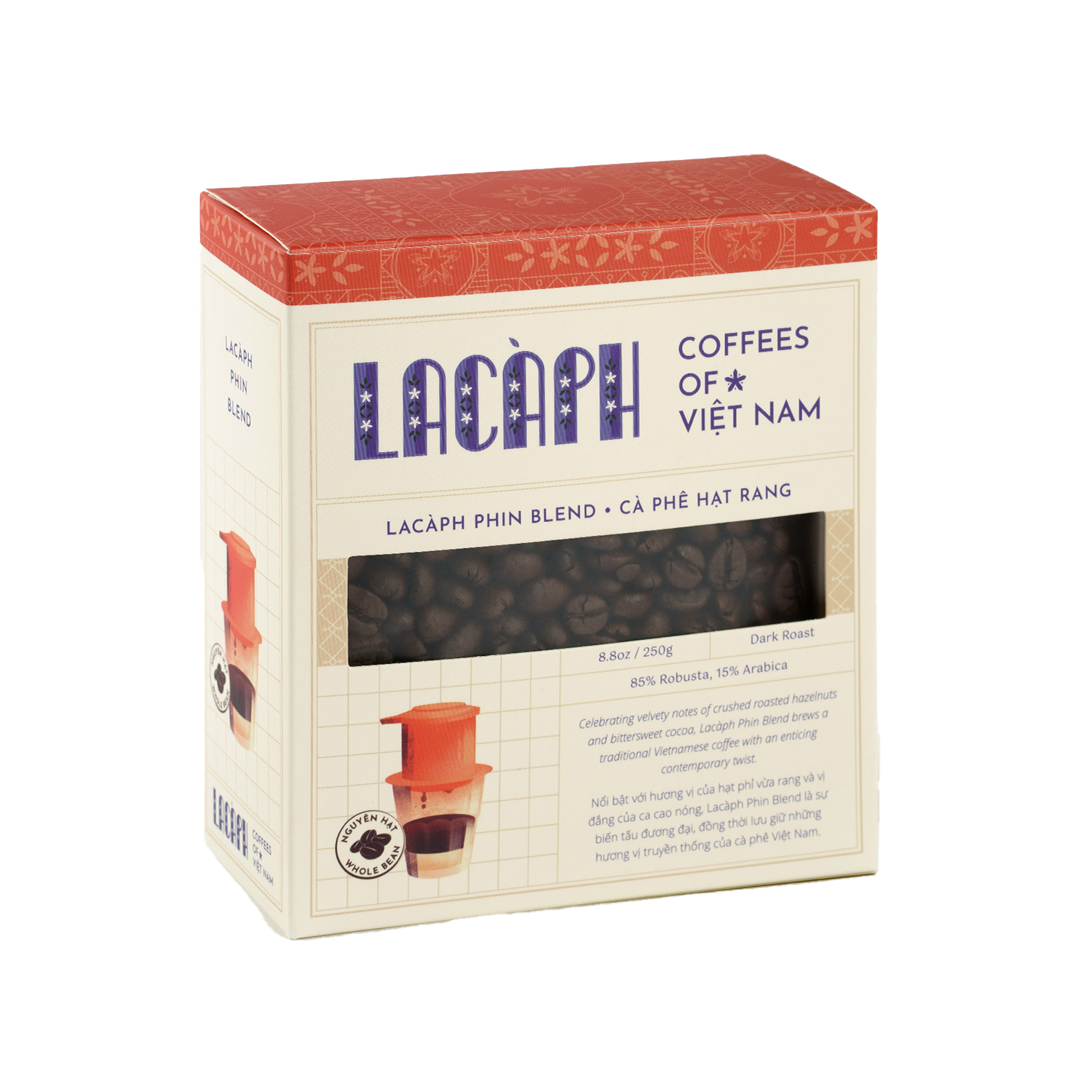 LACÀPH PHIN BLEND (85% ARABICA, 15% ROBUSTA)